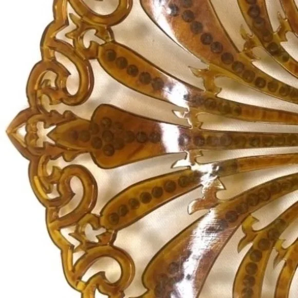 Vintage Large Mantilla Style Women's Hair Comb - Picture 4 of 8